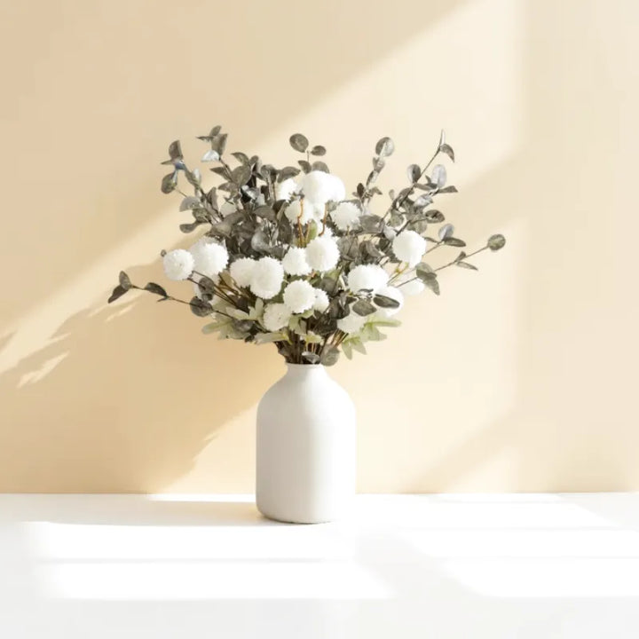 Vase Métal Mat | Style Décoratif Moderne Épuré - Maison Vase