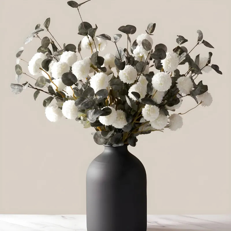 Vase Métal Mat | Style Décoratif Moderne Épuré - Maison Vase