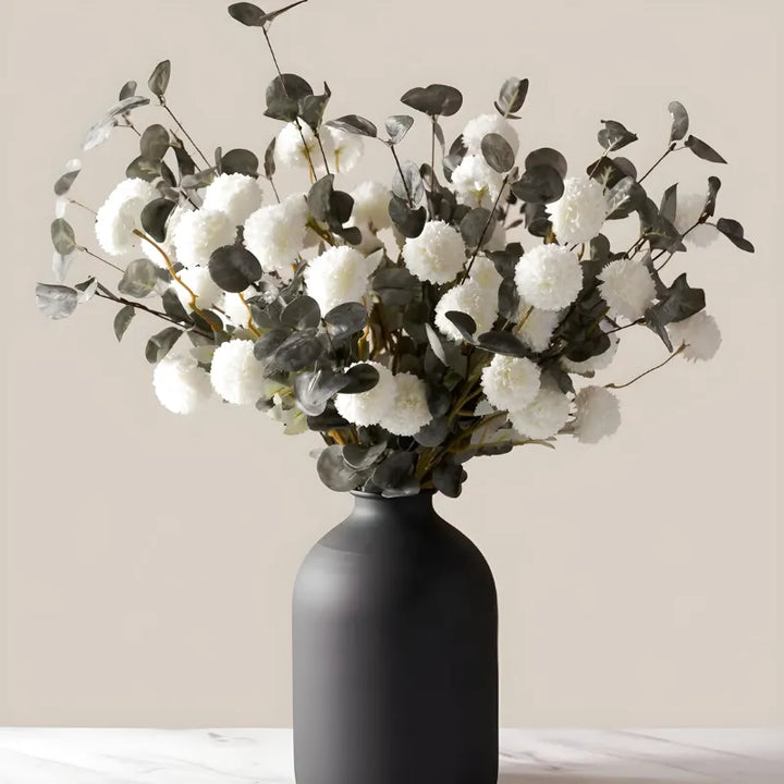 Vase Métal Mat | Style Décoratif Moderne Épuré - Maison Vase