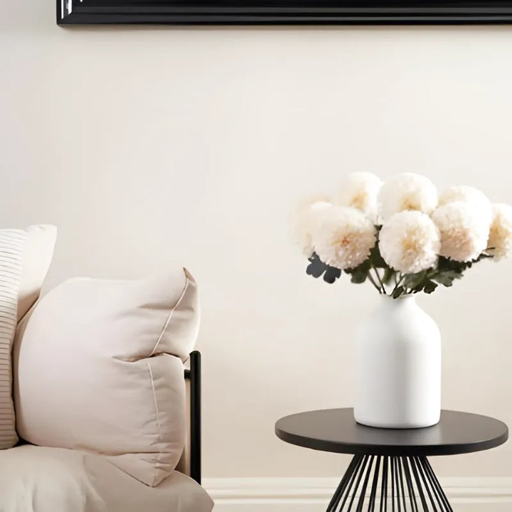 Vase Métal Mat | Style Décoratif Moderne Épuré - Maison Vase
