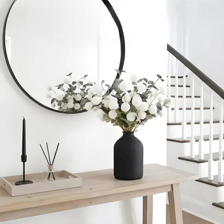 Vase Métal Mat | Style Décoratif Moderne Épuré - Maison Vase