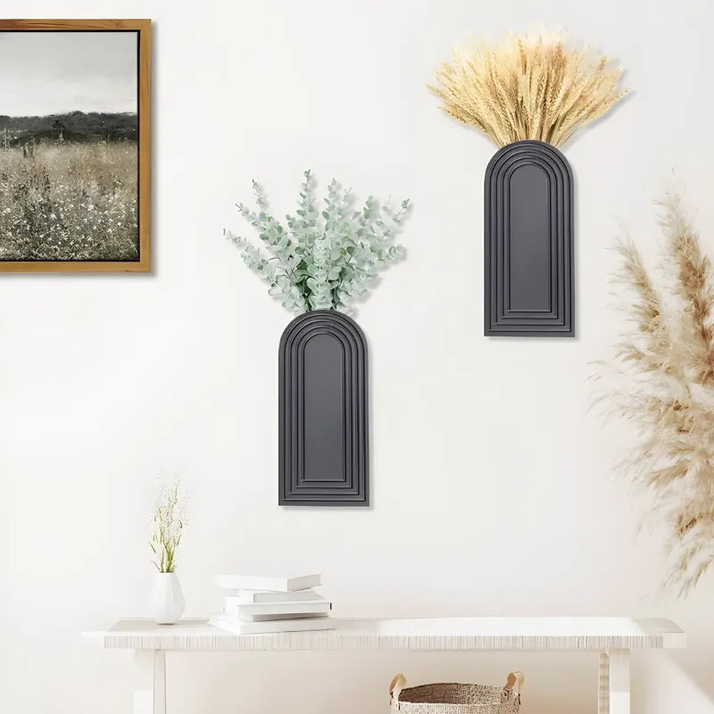 Vase Mural en Bois | Apporte du charme naturel | Style Moderne et Décoratif - Maison Vase