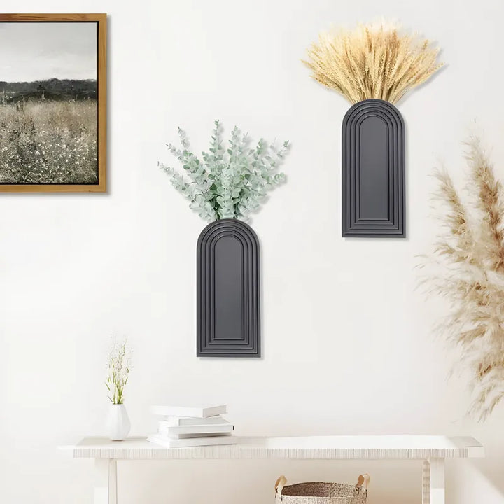 Vase Mural en Bois | Apporte du charme naturel | Style Moderne et Décoratif - Maison Vase