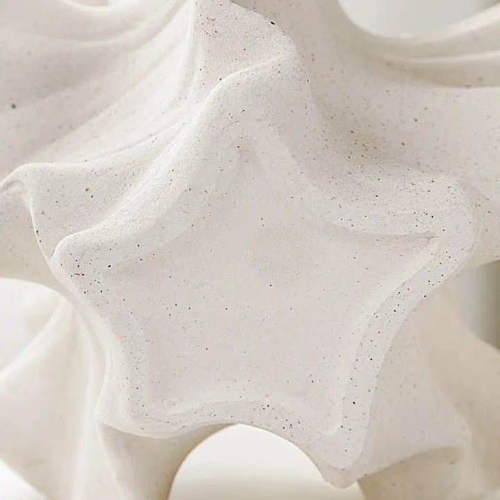 Vase Pampa Décoratif en Céramique | Design Pétale et Plis Élégants - Maison Vase