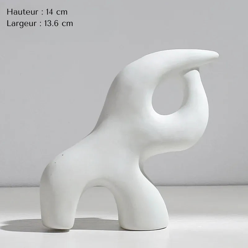 Vase Pampa Soliflore Blanc | Style Nordique Design - Maison Vase