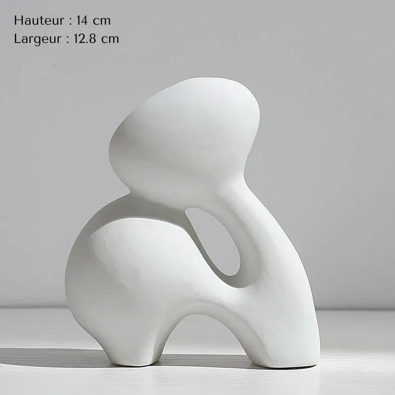 Vase Pampa Soliflore Blanc | Style Nordique Design - Maison Vase