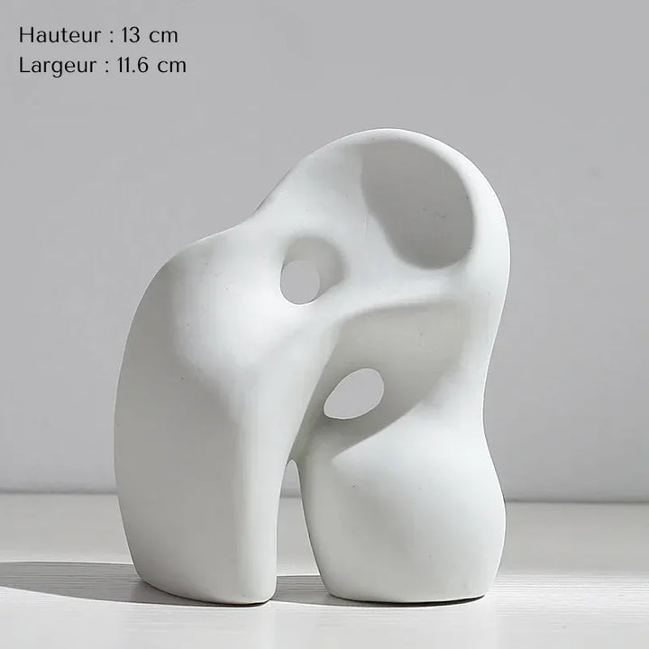 Vase Pampa Soliflore Blanc | Style Nordique Design - Maison Vase
