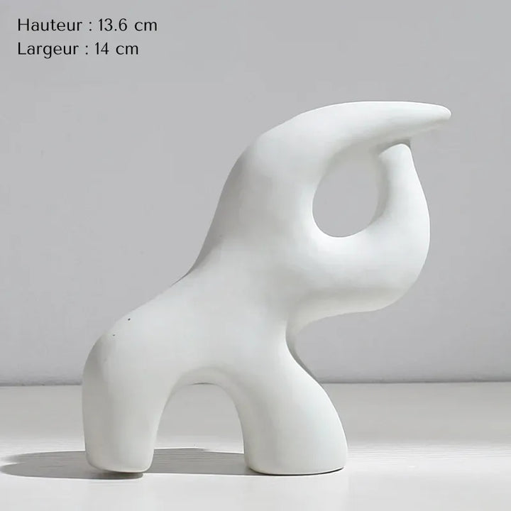 Vase Pampa Soliflore Blanc | Style Nordique Design - Maison Vase