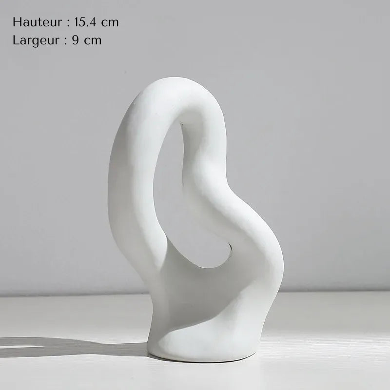 Vase Pampa Soliflore Blanc | Style Nordique Design - Maison Vase