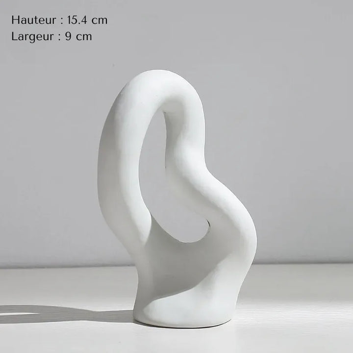 Vase Pampa Soliflore Blanc | Style Nordique Design - Maison Vase