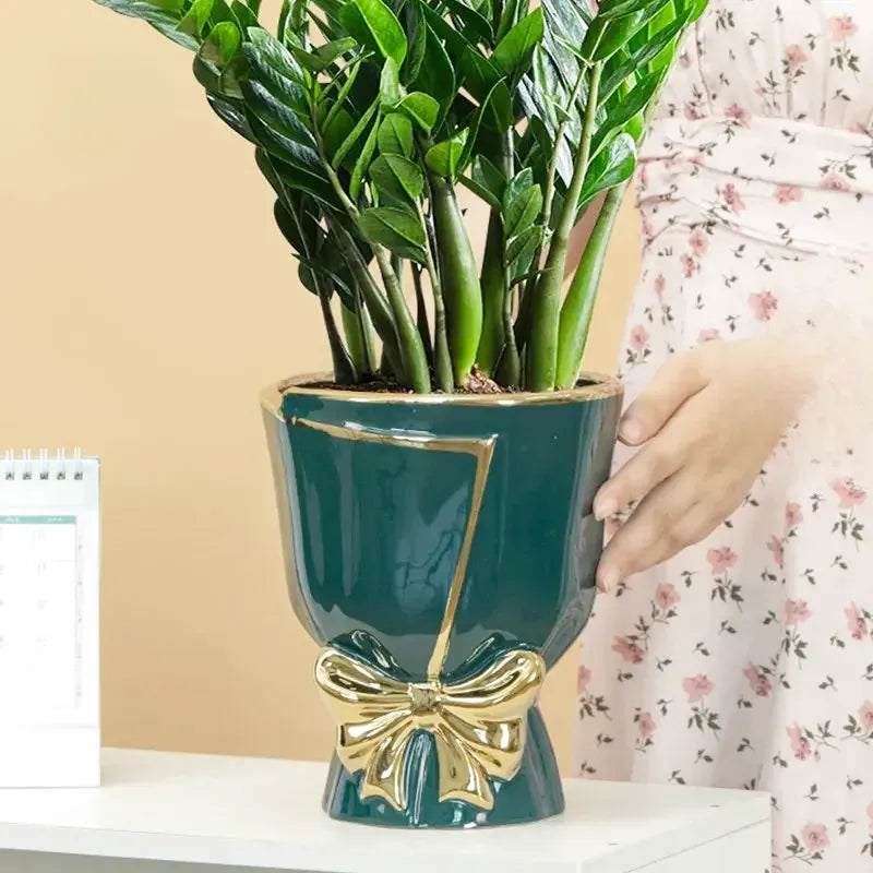 Vase Scandinave En Céramique | Papillon - Maison Vase
