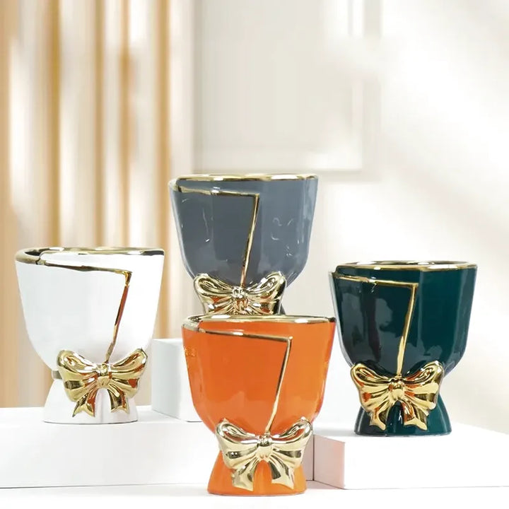 Vase Scandinave En Céramique | Papillon - Maison Vase