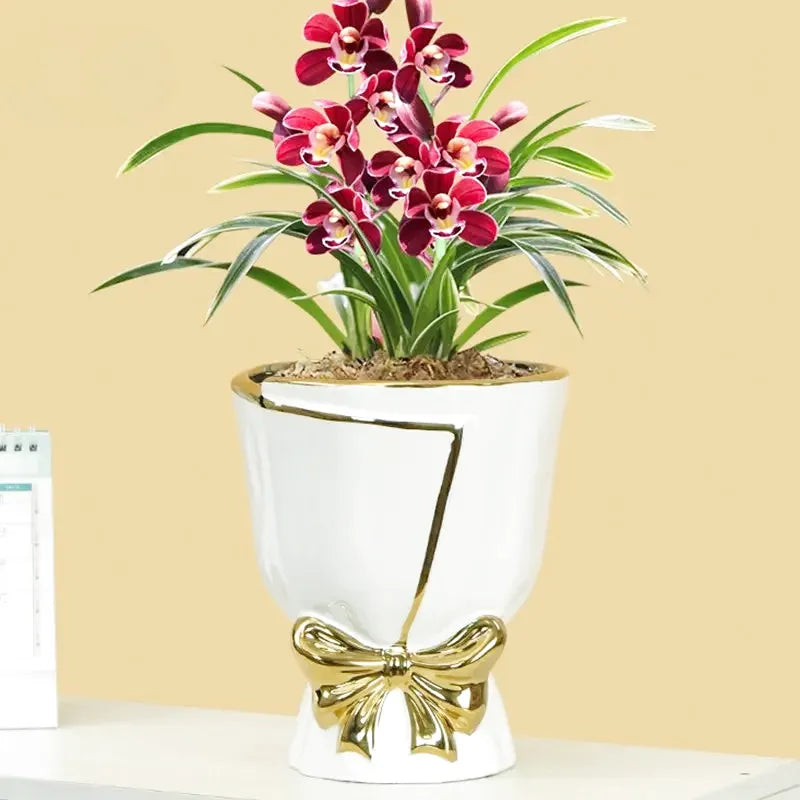 Vase Scandinave En Céramique | Papillon - Maison Vase