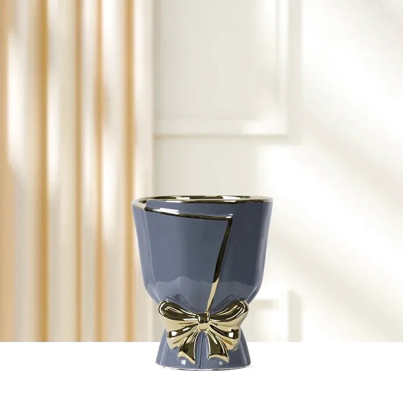 Vase Scandinave En Céramique | Papillon - Maison Vase