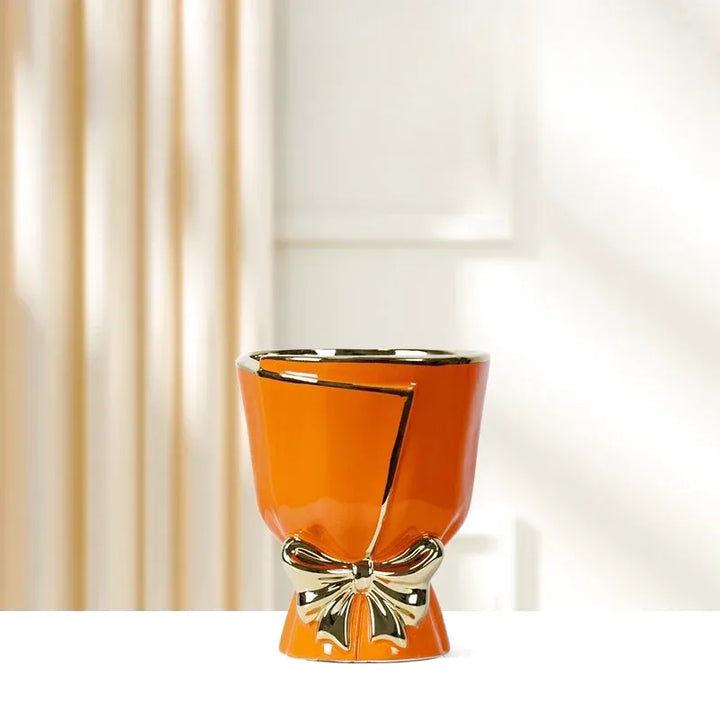 Vase Scandinave En Céramique | Papillon - Maison Vase