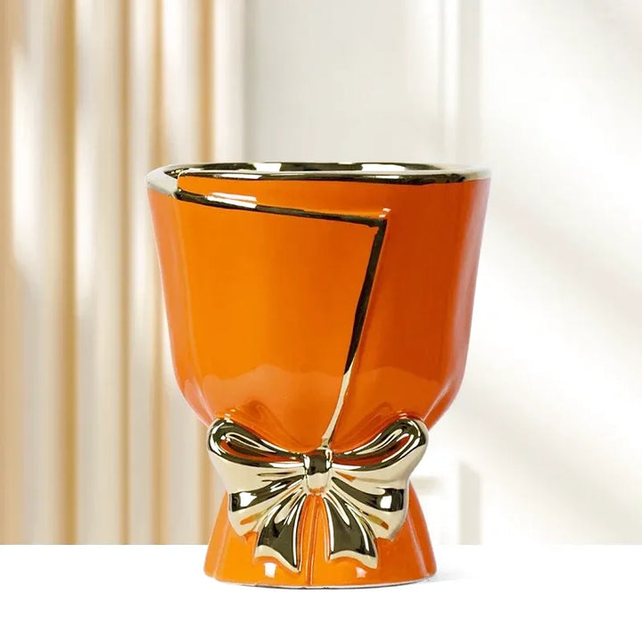 Vase Scandinave En Céramique | Papillon - Maison Vase