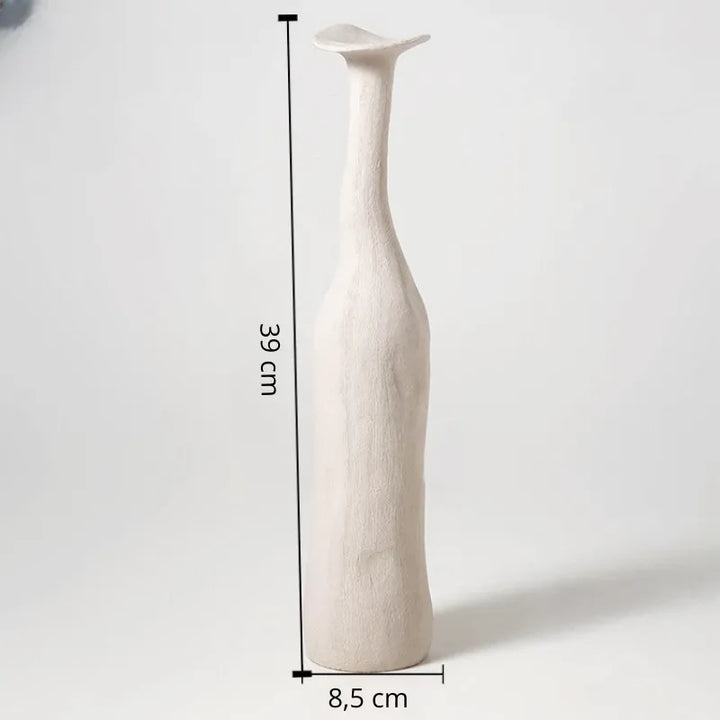 Vase Scandinave en Céramique Texturée - Maison Vase