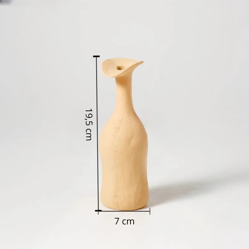 Vase Scandinave en Céramique Texturée - Maison Vase