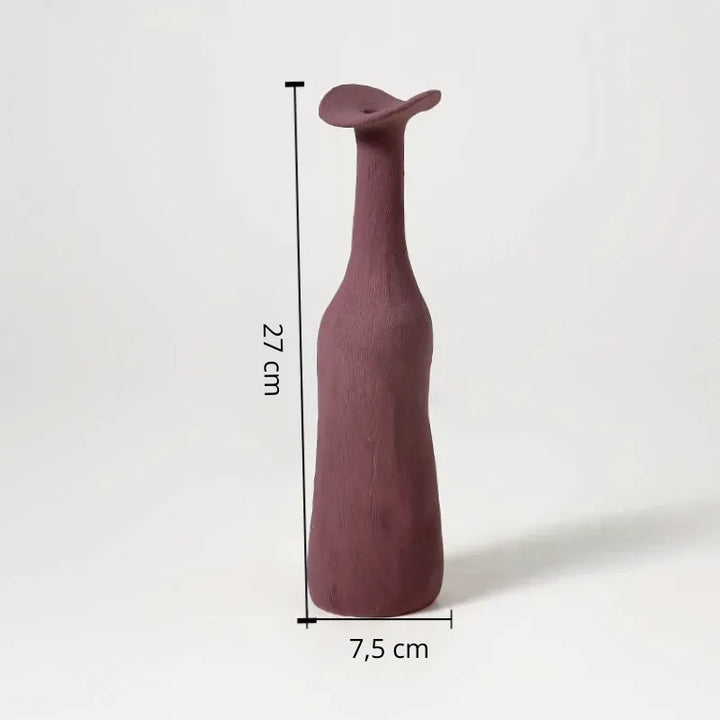 Vase Scandinave en Céramique Texturée - Maison Vase