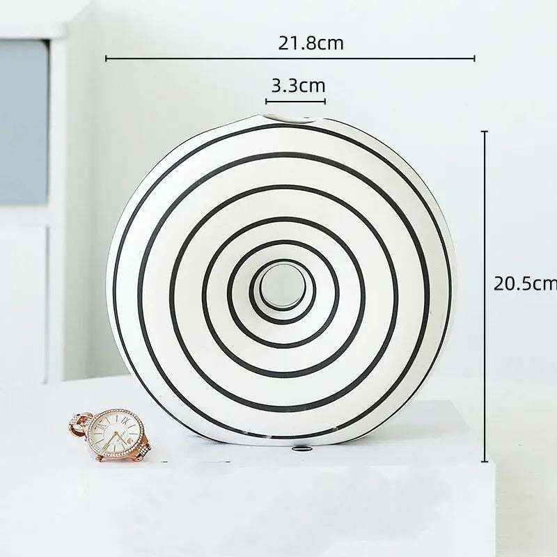 Vase Soliflore Pampa Blanc Zèbre - Maison Vase