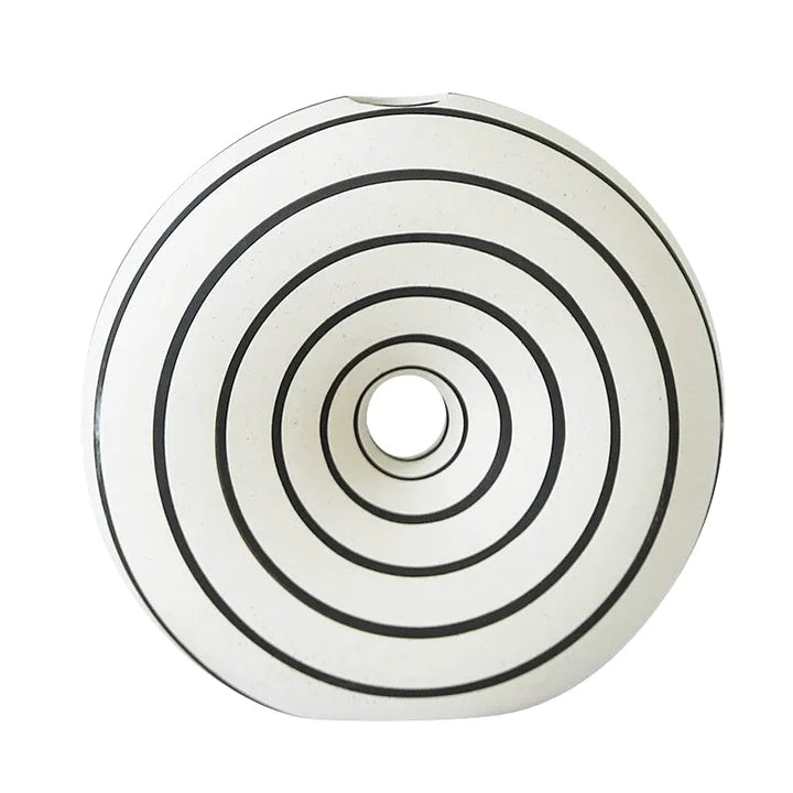 Vase Soliflore Pampa Blanc Zèbre - Maison Vase