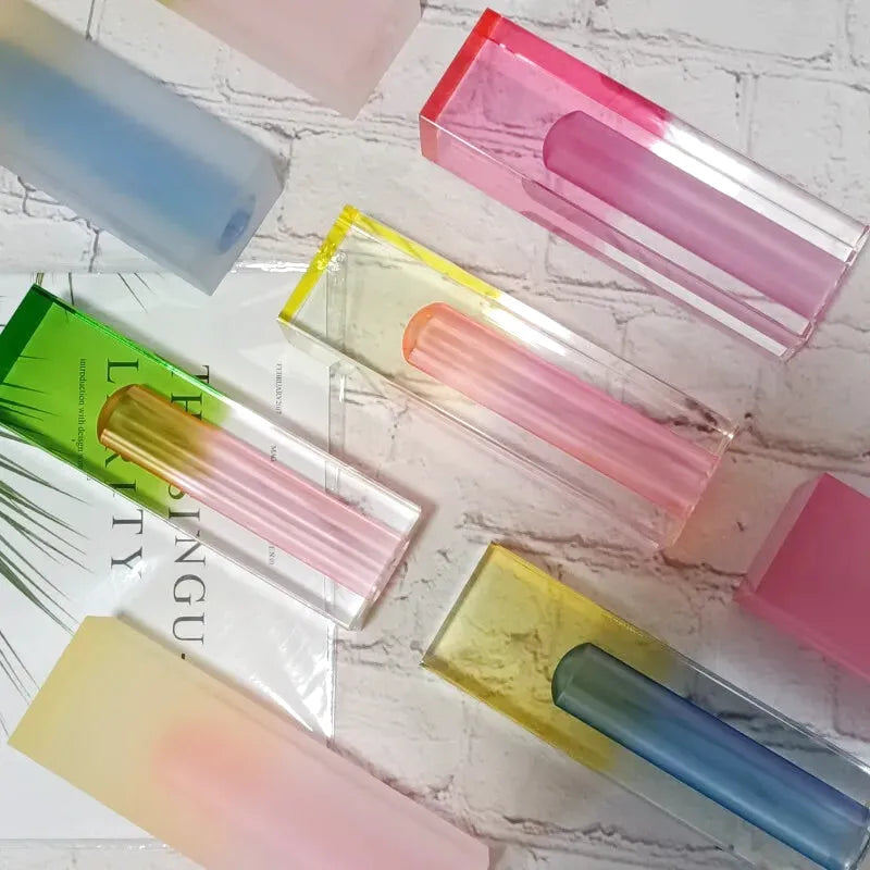 Vase Soliflore Transparent Coloré | Style Scandinave Chic en Acrylique - Maison Vase